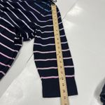 Talbots Navy Blue Striped Knit Sweater Plus Size 3X Casual Nautical Preppy Photo 11