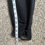 American Eagle  Outfitters Black Distressed High Rise Mom Jeans Size 4 Denim Photo 3