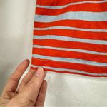 Marimekko X Uniqlo Orange & Grey Striped Short Sleeve Tee Shirt S Photo 5