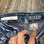 Decree  Super Skinny Blue Moto Jeans Photo 4
