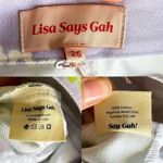 Lisa Says Gah LSG Jean UO Exclusive Printed Robyn Yin Yang Floral Peace Lavender Retro 25 NWT Photo 2