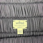 Wilfred Aritzia  Women's XS Blue Fit and Flare Ruched Mini Skirt Photo 2