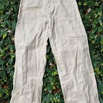 ZARA Shimmery Gold High Rise Wide Leg Jean Size 4 Photo 0