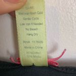 Downeast  Black Short Sleeve Shirt With Ruffle Front and Cinched Waist Photo 3