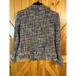 Oscar de la Renta Multicolored Blazer Size 8 Wool Blend (0578) Photo 5