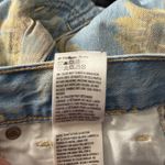 American Eagle Mom‎ Shorts Sunflower Floral Print Denim Shorts 4 Festival Casual Blue Photo 7