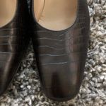 Salvatore Ferragamo Dark Bwn Alligator Leather Heel. Size 8 Photo 6