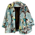 kim rogers  Floral Open Blazer Jacker With Liner 3X Photo 0
