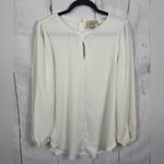 Elie Tahari Elegant Women’s Keyhole Blouse Tunic Longsleeve Photo 4