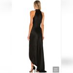 Retrofête Retrofete Sab Dress Black Maxi Halter Satin Size Small NWT Sleeveless Photo 2