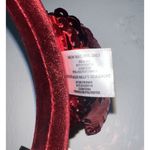 Spirit  Halloween Devil Horns Headband Adult One SZ Red Sequins Costume Accessory Photo 2