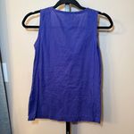 Boden Sleeveless Embroidered Boho Tank‎ Top Blouse Purple Size 2 Photo 2