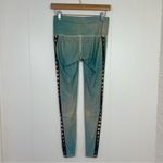 Teeki  Teal Blue Moon Phases Hot Pants Leggings Photo 4