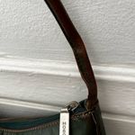 Hobo international dark Green Leather roomy Shoulder Bag w/flaws stains Photo 14