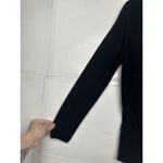 GAP Women’s Small Black Long Sleeve Wrap Top Stretch Knit V Photo 1