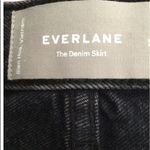 Everlane  black The denim skirt Photo 12