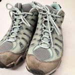 Oboz Grey Mint Green Hiking Shoes Womens 9 Gorpcore Outdoorsy Casual Lace Up Gray Photo 3