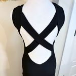 Lovers + Friends  Passion Black Cutout Maxi Dress with High Slit Sz M🧡 Photo 4