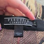 Peruvian Connection  Brown and Black Southwest Print Skirt Photo 5