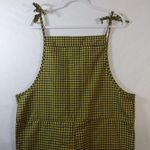 Yellow Blue Checkered Pants Jumpsuit Light Weight Casual Size 2X Photo 3