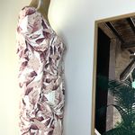 House of Harlow Leaf Print Midi, High Slit Photo 9