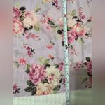 Chelsea and Violet Floral Print Balloon Sleeve Ruffle Top Size Medium Photo 4