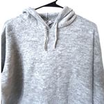 Topshop  Womens Size S Gray Knit Hoodie Made in Italy‎ Cropped Soft Urban Cabin Photo 9