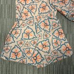 Anthropologie Atelier 1756 x  Pastel Pink Nadia Ruffle Floral One-Sleeve Romper Photo 3