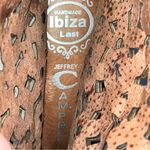 Jeffrey Campbell Brown Leather Cors-Daisy Lace Up Booties Sandals Shoes size 8 Photo 10