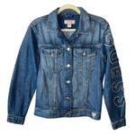 Guess Denim Spell Out Jean Jacket Size XS Photo 2