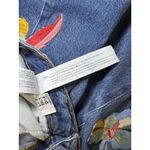 ZARA  Trafaluc Women’s Straight Leg Jeans Flower Patches Size US 6 Photo 8