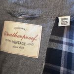 Weatherproof  Grey Plaid Button Down Flannel Shirt Photo 3