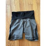 Lululemon Train Times Shorts 6β Size 4 - HeathereD Black Gym Run Hike Train Yoga Photo 6