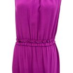 Kate Spade  Katia Crepe Dress Sleeveless Neon Bow Tie Magenta‎ Purple Size Small Photo 5