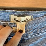 Madewell  Light wash belted baggy jeans sz 32 wide leg causual *missing belt Photo 1