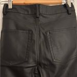 H&M Faux Leather 5-Pocket Pants – Size 4, Black Photo 5