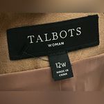 Talbots - Brown Short Sleeve Blazer Size 12w Photo 3