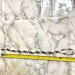 Hematite purple beaded pearl beaded wrap bracelet Gray Photo 5