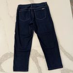 White House | Black Market Skinny Leg Cropped Denim Jeans Women’s Small Dark Blue Photo 4