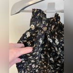 American Eagle ,‎ black floral flowy shorts - soft size small Photo 4