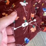 Madewell  button-front romper in painted carnations Photo 6