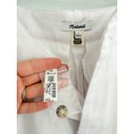 Madewell | NWT The Drapey Twill Pleated Short in White | Sz 2 Photo 6