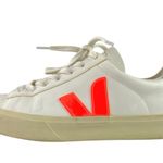 VEJA  Campo Women's White Leather Low Top Lace Up Athletic Sneakers Shoes Size 8 Photo 0