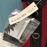 Top Drawer Red black Fishnet Steel Boned Under Bust lacing Corset size M costume Size M Photo 1