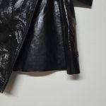 Ksubi Womens Leather Rap Skirt Size 27 Asymmetric Lamb Leather Black EUC Photo 1