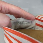 Vionic Valeri Espadrille Slip On Shoes Women's Size 9 Orange White Stripe Photo 7