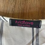 Striped White & Black Swim Cover Photo 3