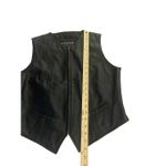 Wilsons The Leather Experts Sleeveless Vest Full Zip L Black Moto Size L Photo 5