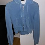 Brandy Melville crop zip hoodie Photo 0