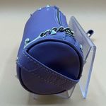 Juicy Couture purple Lilac Leather Barrel Wristlet Silver Heart Studs Photo 3